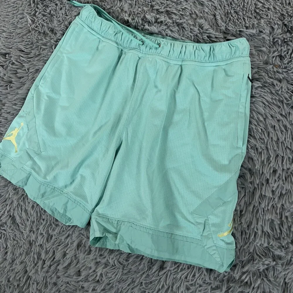 Air Jordan Shorts Mens Extra Large Tropical Twist Diamond Drawstring Jumpman